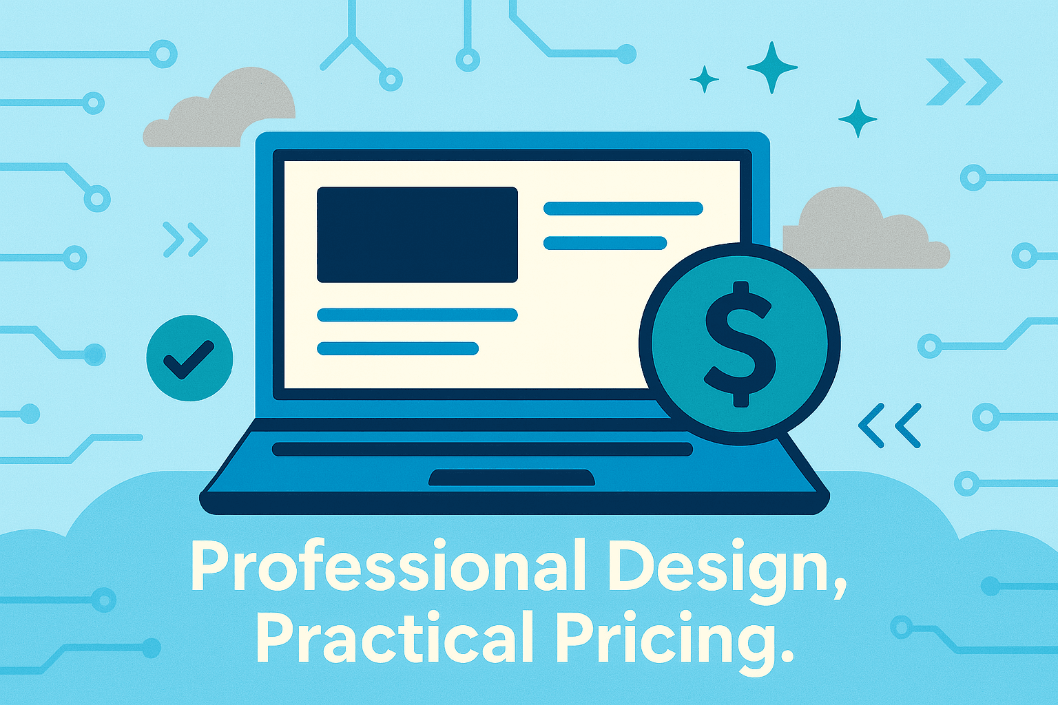 Affordable professional website preview