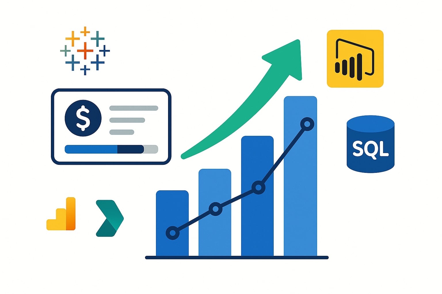 Sales forecast visualization